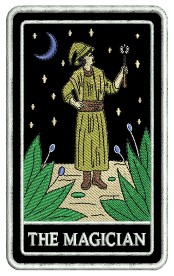 THE MAGICIAN TAROT PATCH HOODIE
