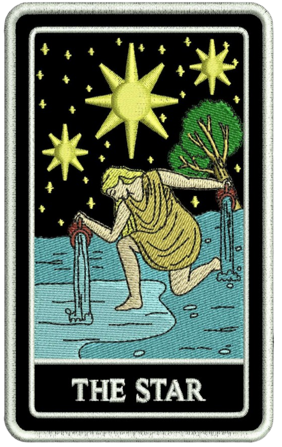 THE STAR TAROT PATCH HOODIE