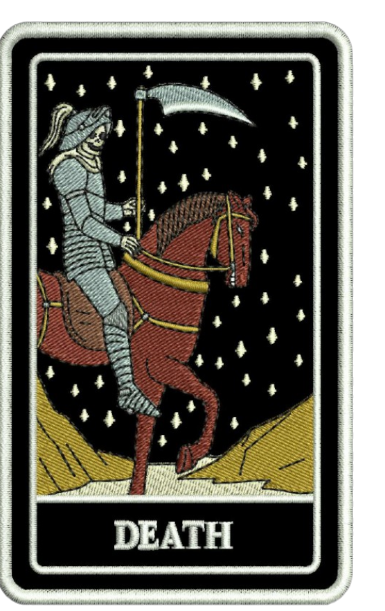 DEATH TAROT PATCH HOODIE