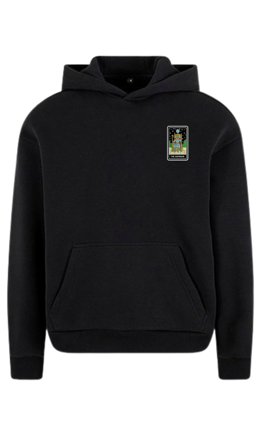 THE EMPEROR TAROT PATCH HOODIE