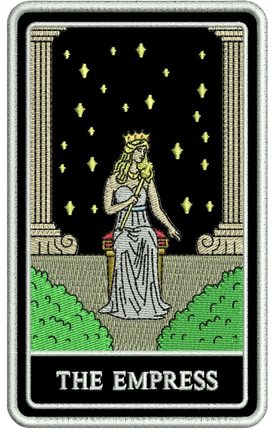 THE EMPRESS TAROT PATCH HOODIE