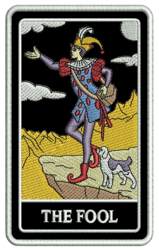 THE FOOL TAROT PATCH HOODIE