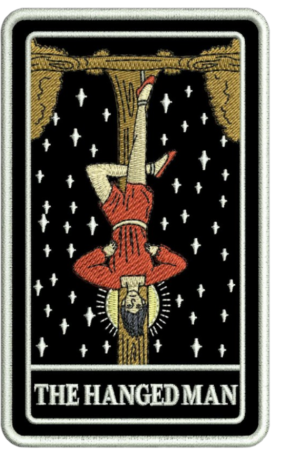 THE HANGED MAN TAROT PATCH HOODIE