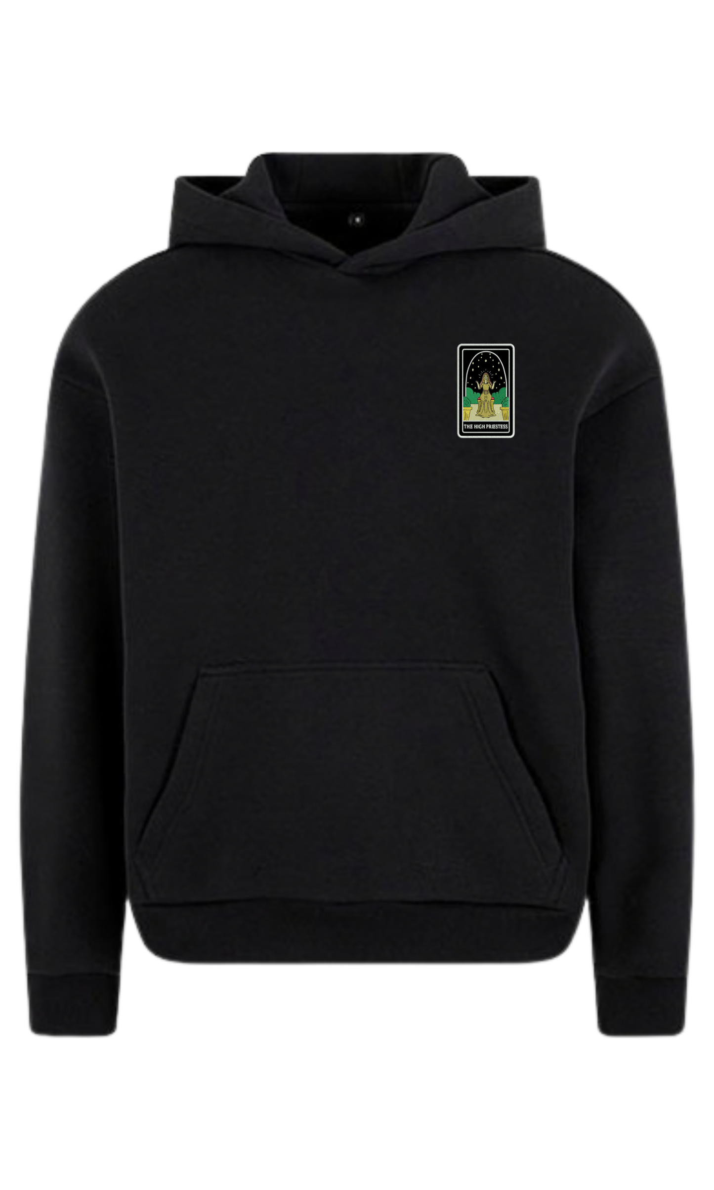 THE HIGH PRIESTESS TAROT PATCH HOODIE