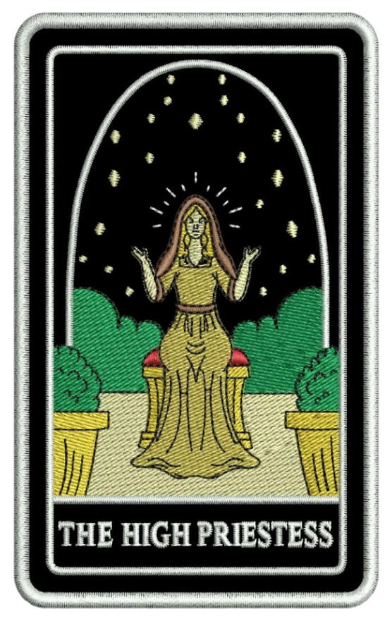 THE HIGH PRIESTESS TAROT PATCH HOODIE