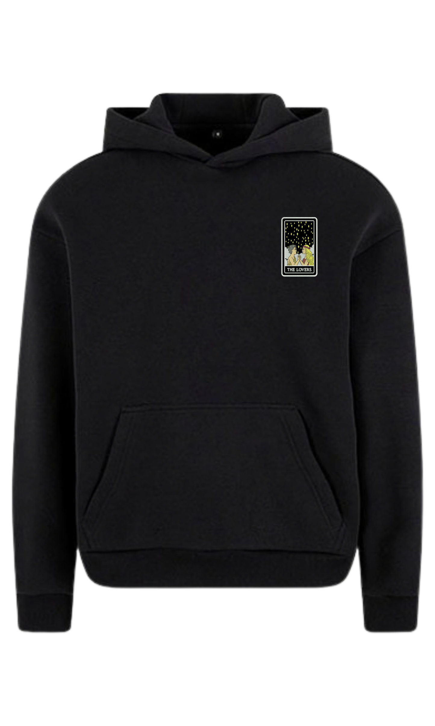THE LOVERS TAROT PATCH HOODIE