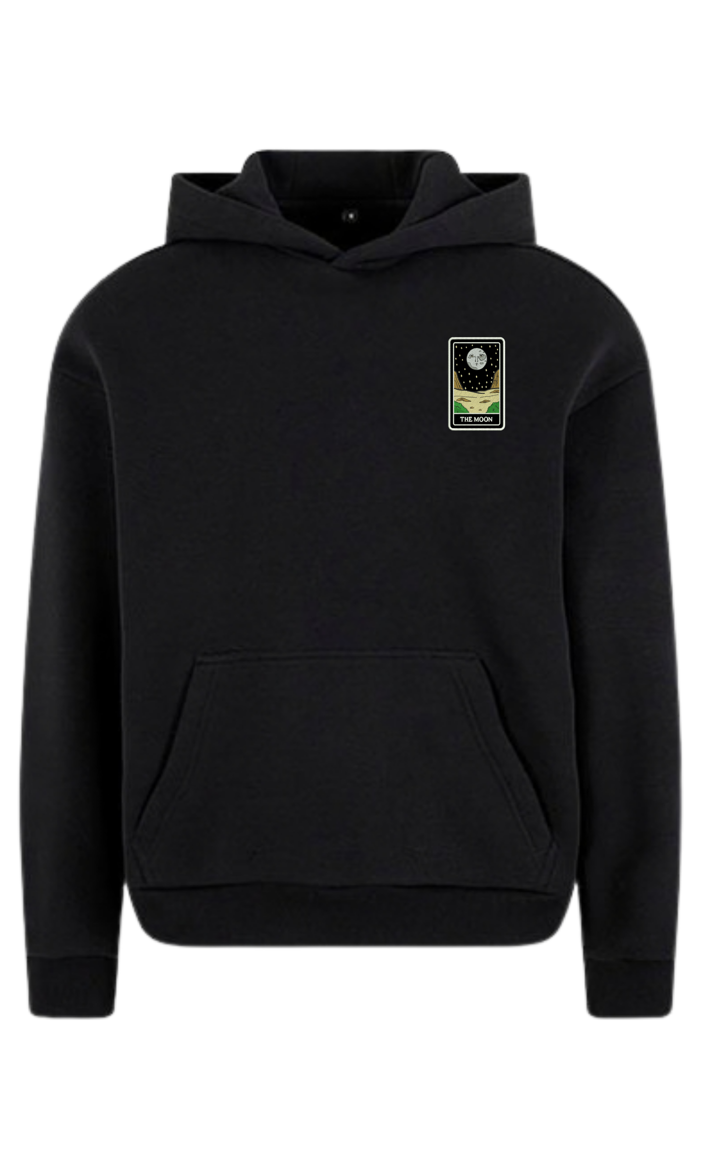 THE MOON TAROT PATCH HOODIE