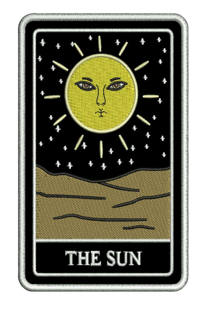 THE SUN TAROT PATCH HOODIE