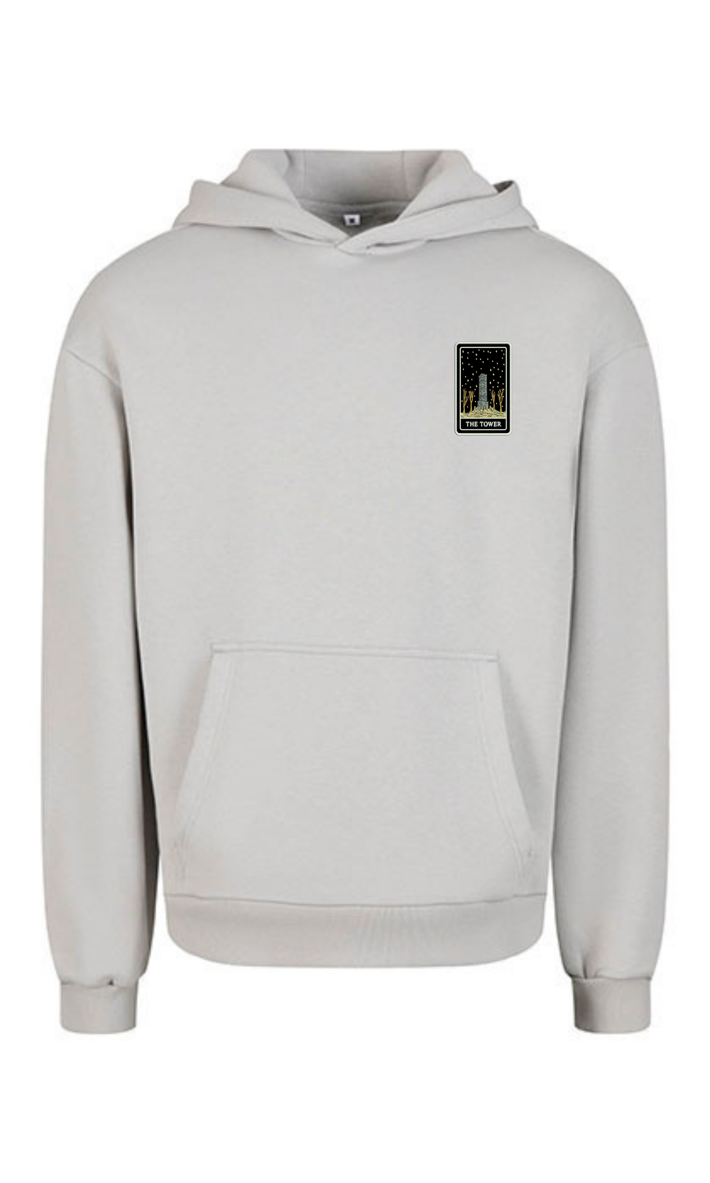 THE TOWER TAROT PATCH HOODIE