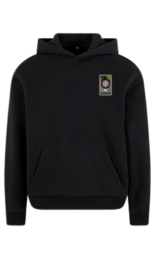 WHEEL OF FORTUNE TAROT PATCH HOODIE